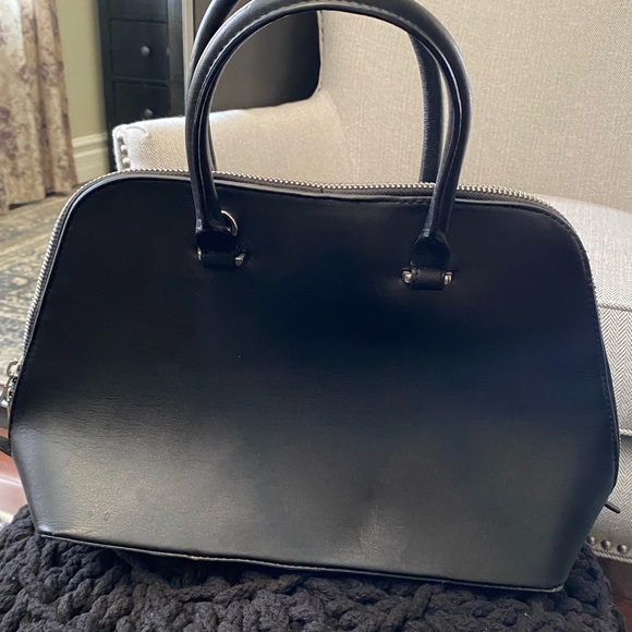 2X👜Host Pick👜Zara studded satchel/tote bag with lock and key charms. - Picture 3 of 16